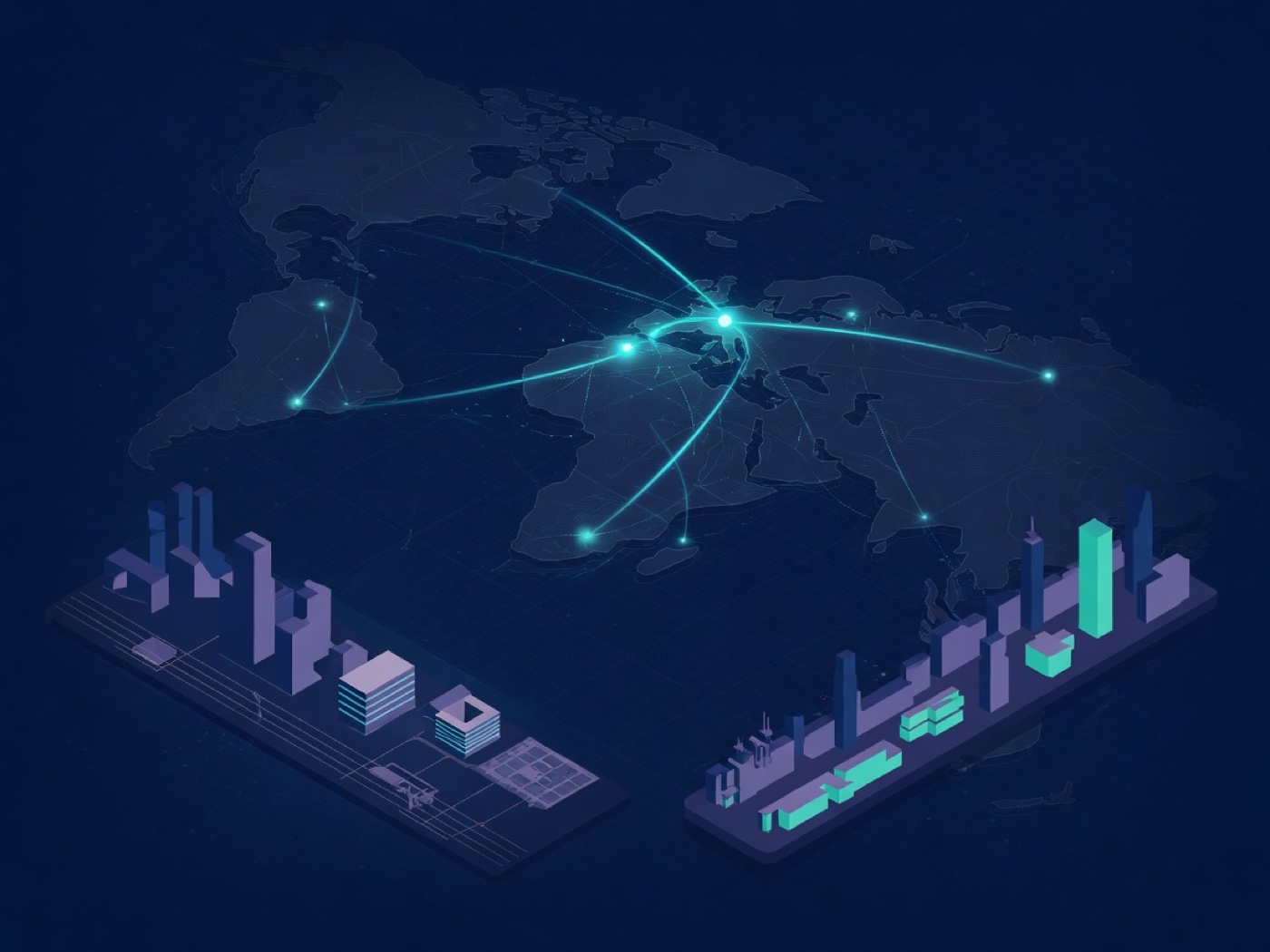 Global hub network: one vision, multiple continents